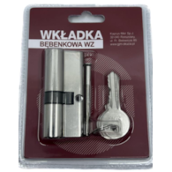 Wkładka drzwiowa GJM WZ-30/40 nikiel BLISTER