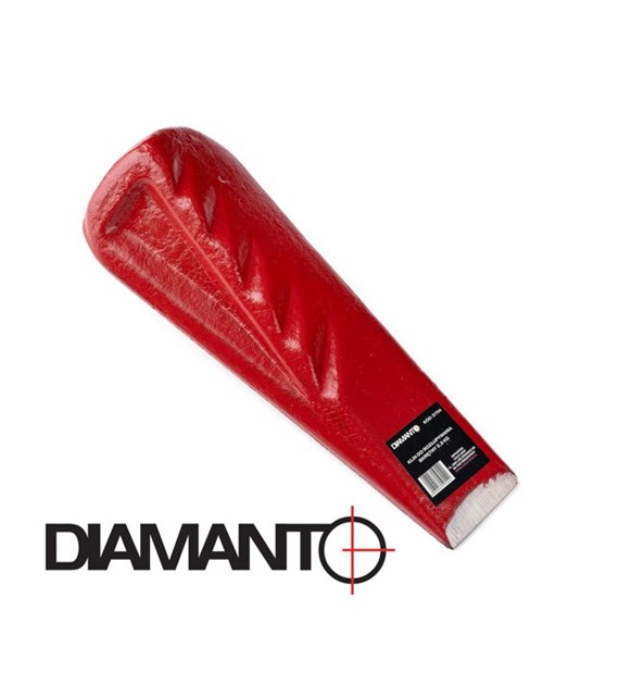 Klin do rozłupywania drewna 2 kg CZERWONY skrętny DIAMANTO