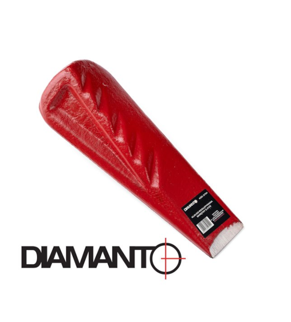 Klin do rozłupywania drewna 2 kg CZERWONY skrętny DIAMANTO