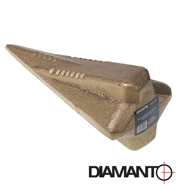 Klin do rozłupywania drewna 2 kg złoty DIAMANTO