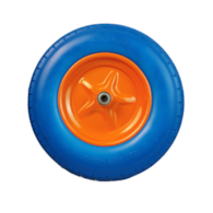 Kółko do taczek piankowe - niebieskie DIAMANTO