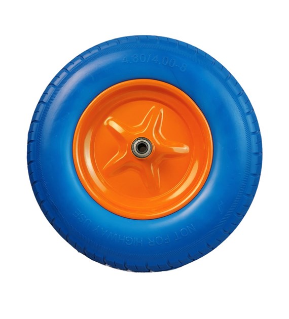 Kółko do taczek piankowe - niebieskie DIAMANTO