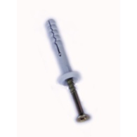Kołek do wbijania z kołnierzem 6x40mm, 200 szt
