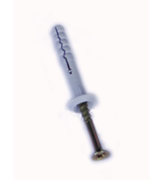 Kołek do wbijania z kołnierzem 6x40mm, 200 szt