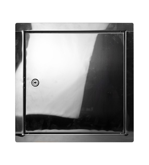 Drzwiczki rewizyjne nierdzewne kluczyk 10x10cm