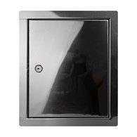 Drzwiczki rewizyjne nierdzewne kluczyk 25x30cm