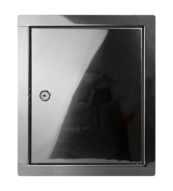 Drzwiczki rewizyjne nierdzewne kluczyk 25x30cm