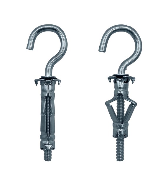 Kołek stalowy typ MOLLY z hakiem sufitowym 4x32mm, 100 szt