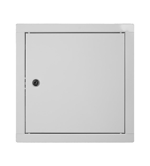 Drzwiczki rewizyjne malowane kluczyk (wew. 10x10cm) - BIAŁE