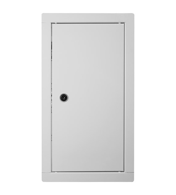 Drzwiczki rewizyjne malowane kluczyk (wew. 30x60cm) - BIAŁE