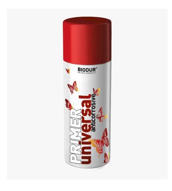 BIODUR Środek gruntujący uniwersalny aerozol - czerwony 400ml