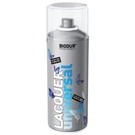 BIODUR Lakier uniwersalny aerozol bezbarwny błyszczący 400ml