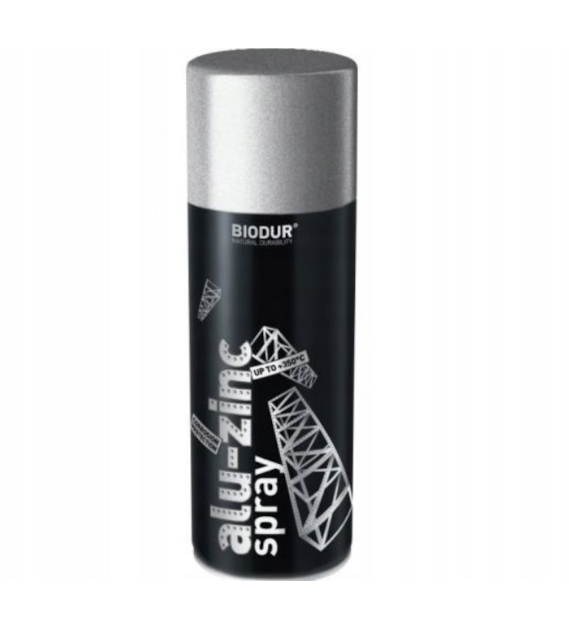 BIODUR ALU-CYNK SPRAY aerozol srebrny 400ml