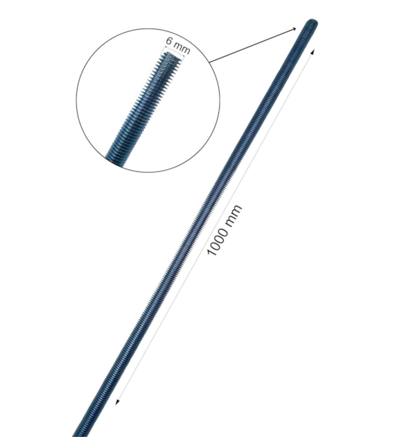 Pręt gwintowany 6x1000