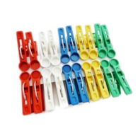 Klamerka do bielizny plastikowa okrągła 20szt