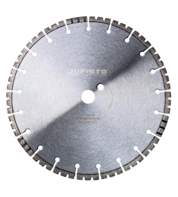 JUFISTO Tarcza diamentowa 300 x 25,4 mm ostrze KU spawana laserowo do twardych materiałów