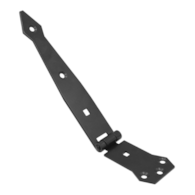 Zawias altanowy WĄSKI CZARNY 35x250mm