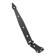 Zawias altanowy WĄSKI CZARNY 35x300mm