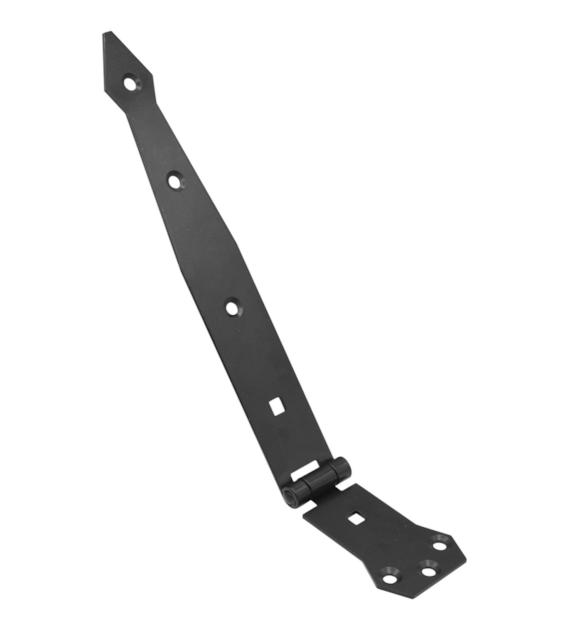 Zawias altanowy WĄSKI CZARNY 35x300mm