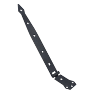 Zawias altanowy WĄSKI CZARNY 35x350mm