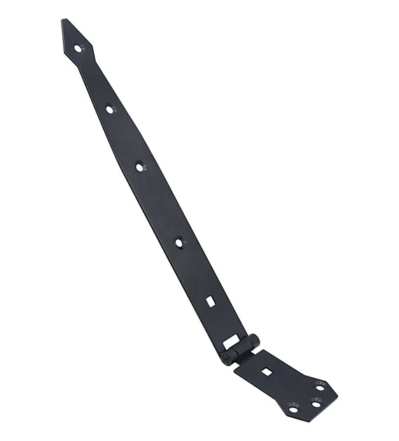 Zawias altanowy WĄSKI CZARNY 35x350mm