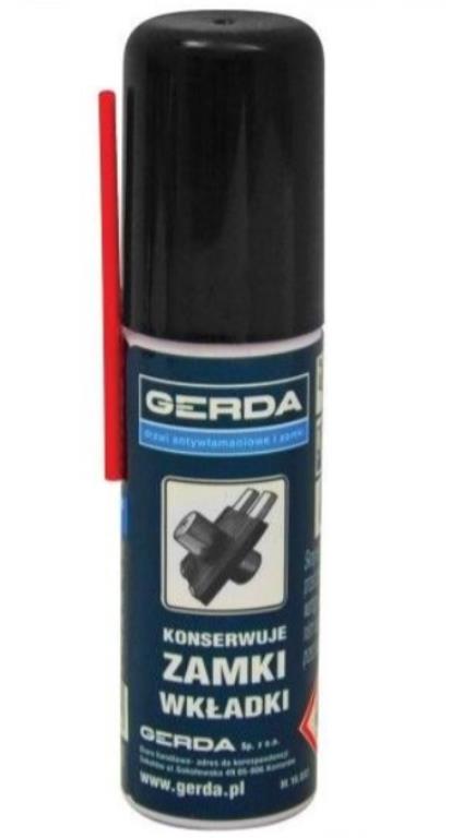 Preparat do konserwacji wkładek i zamków 25ml GERDA