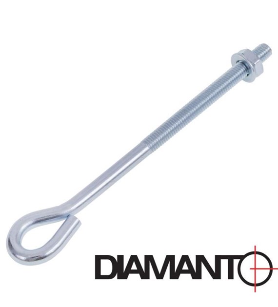 Naciągi do siatki ocynkowane 8 oczko zamknięte DIAMANTO