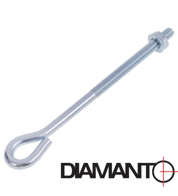 Naciągi do siatki ocynkowane 8 oczko zamknięte DIAMANTO
