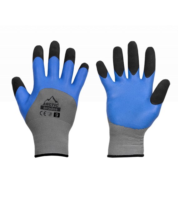 Rękawice ochronne ARCTIC, lateks, rozm. 9