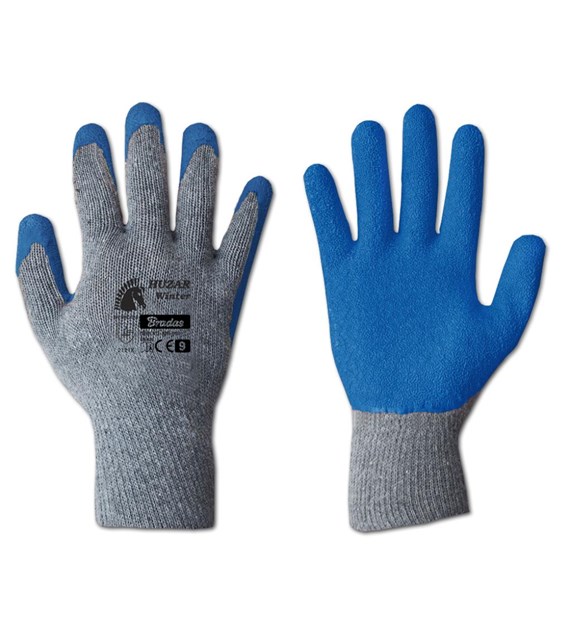 Rękawice ochronne HUZAR WINTER, lateks, rozm. 11