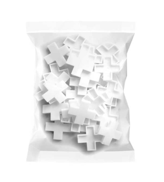 Krzyżyki dystansowe 5,0mm, 50szt