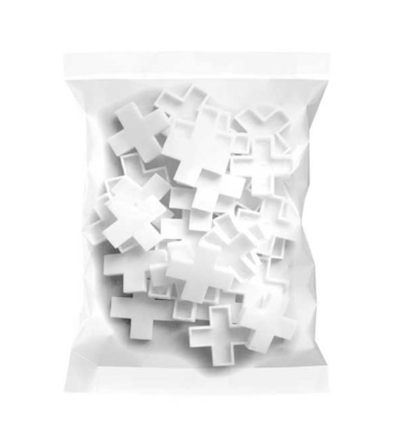 Krzyżyki dystansowe 6,0mm, 50szt