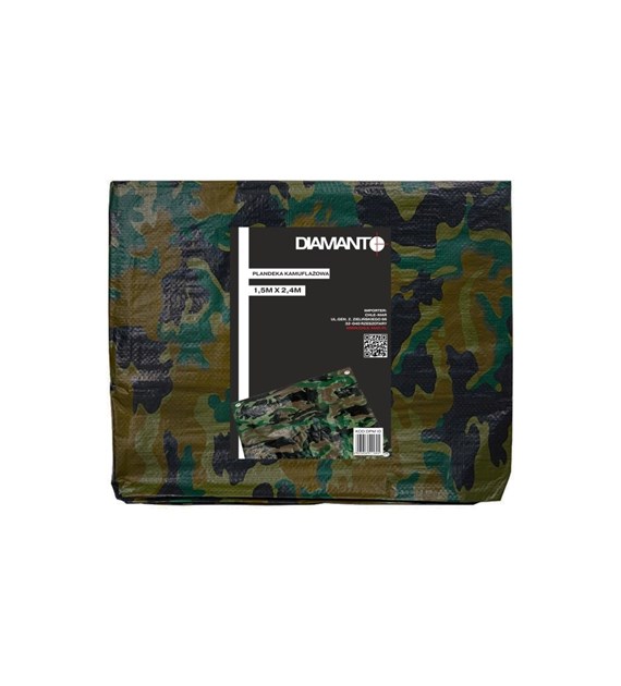Plandeka kamuflażowa MORO 1,5 x 2,4m DIAMANTO