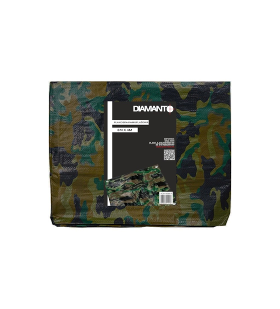 Plandeka kamuflażowa MORO 3 x 4m DIAMANTO