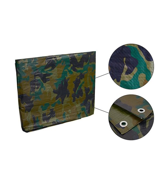 Plandeka kamuflażowa MORO 4 x 6m DIAMANTO