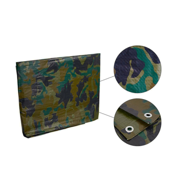 Plandeka kamuflażowa MORO 4 x 6m DIAMANTO