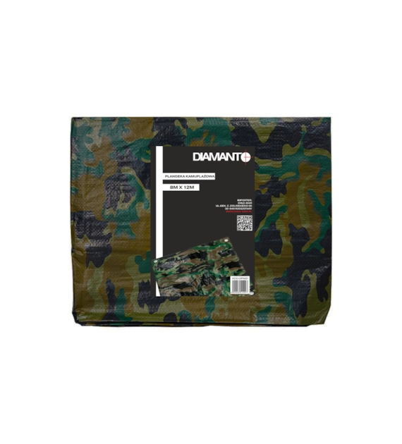 Plandeka kamuflażowa MORO 8 x 12m DIAMANTO