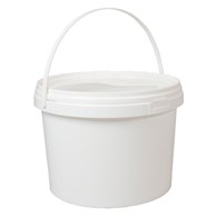 Wiadro plastikowe okrągłe z pokrywką 1,2L