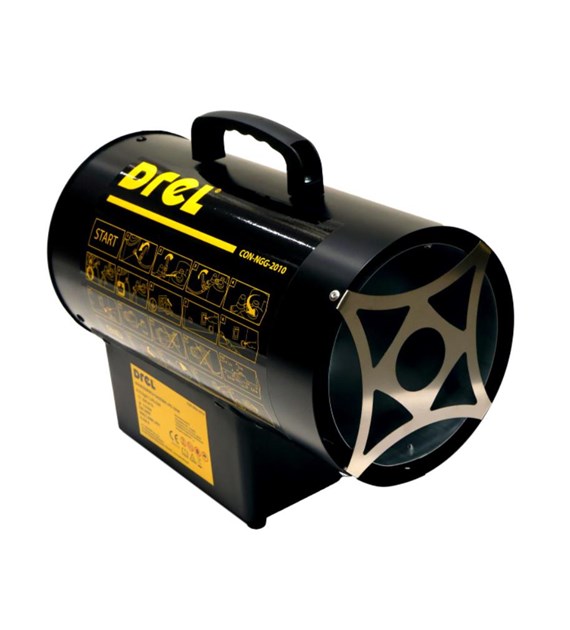 Nagrzewnica gazowa 10-15 kW reduktor i wąż ciśnieniowy