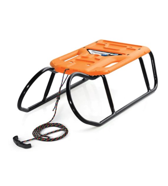 Sanki LITTLE BEETLE - pomarańczowo - czarne