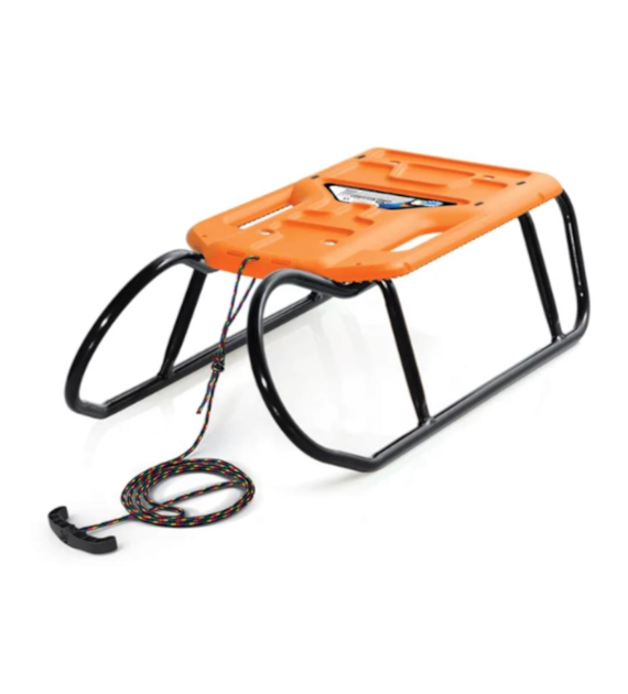 Sanki LITTLE BEETLE - pomarańczowo - czarne