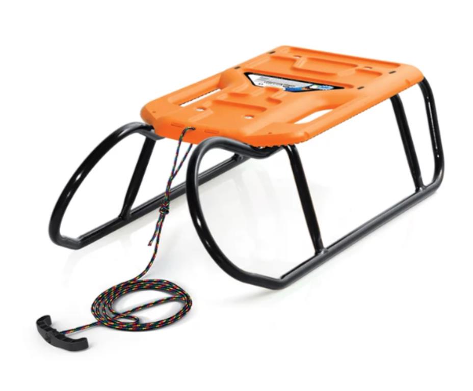 Sanki LITTLE BEETLE - pomarańczowo - czarne