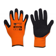 Rękawice ochronne WINTER FOX, lateks rozm. 10