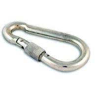 Karabińczyk z zabezpieczeniem 60mm