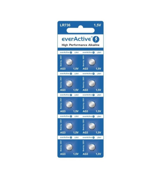 Bateria everACTIVE alkaiczna mini AG10 G10 LR1130 LR54 1,5V
