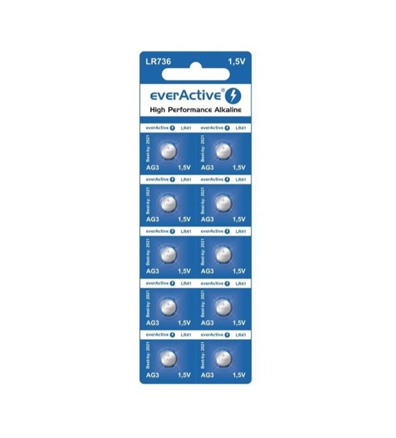 Bateria everACTIVE alkaiczna mini AG12 G12 LR1142 LR43 1,5V