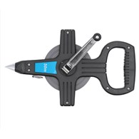 Taśma miernicza geodezyjna stalowa 50m z korbką