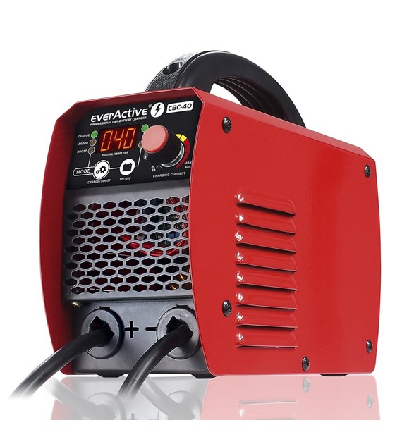 Ładowarka, prostownik 12V/24V everActive CBC-40 V2 z rozruchem
