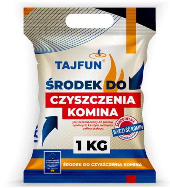 Efektywny proszek do czyszczenia komina TAJFUN 1kg
