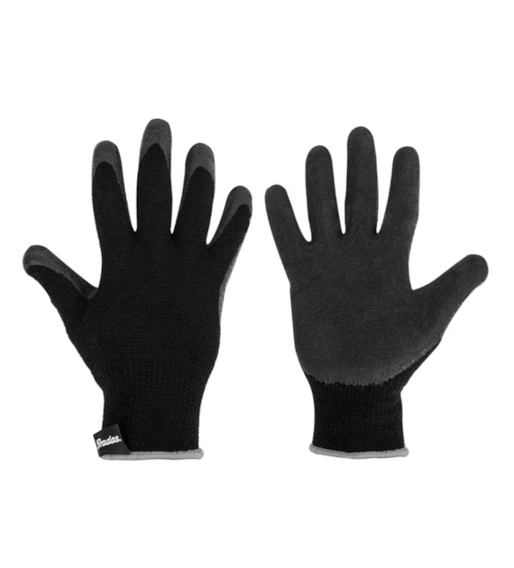 Rękawice ochronne TERMO GRIP BLACK lateks rozm. 9